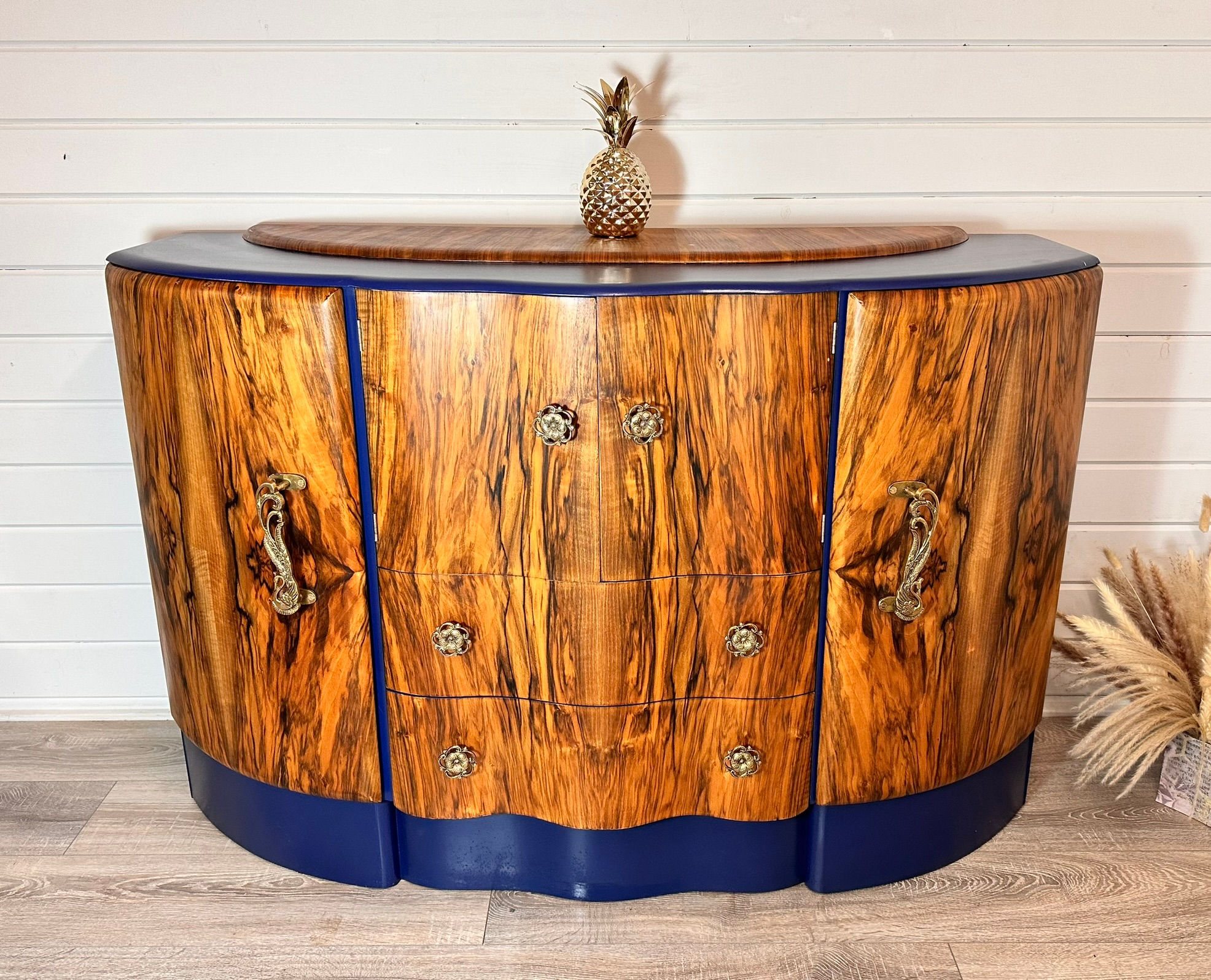 Fabulous Walnut Drinks Cabinet