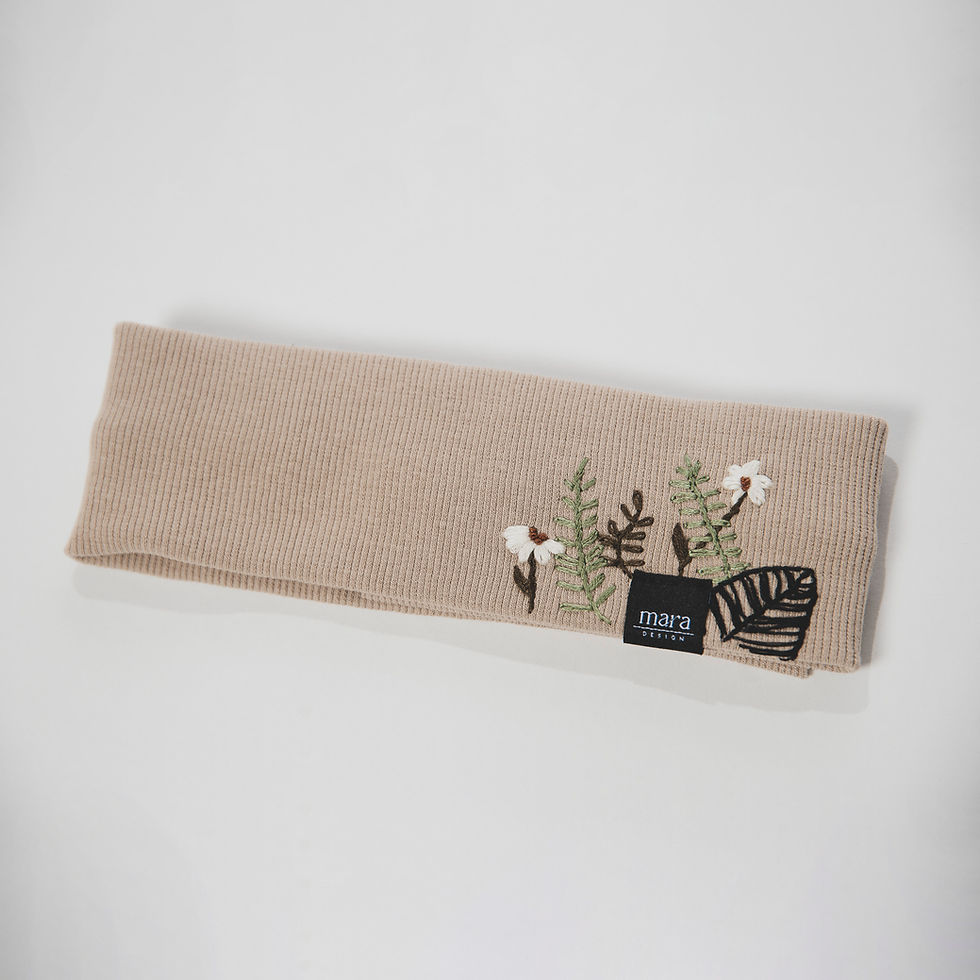Miniaturbild: Handbesticktes Stirnband
