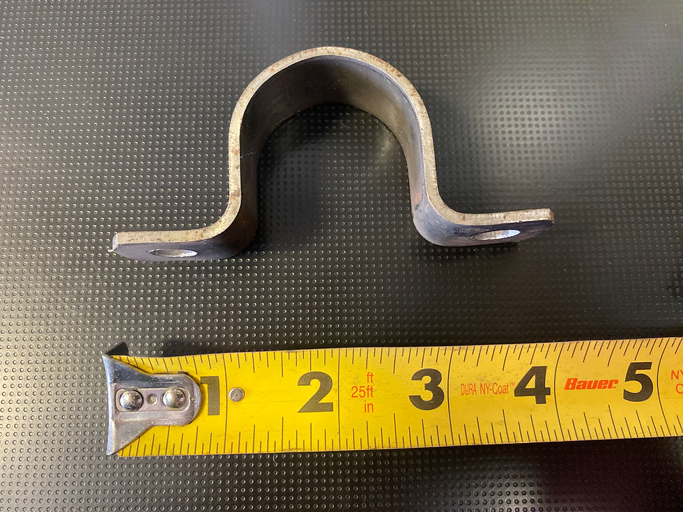 1.66" Continuous Fence Panel Clips