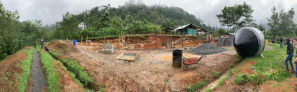 view of the construction site