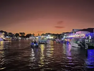 Christmas Lights by Night