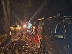 Mundaring Powerlines by Night, Oct 2024