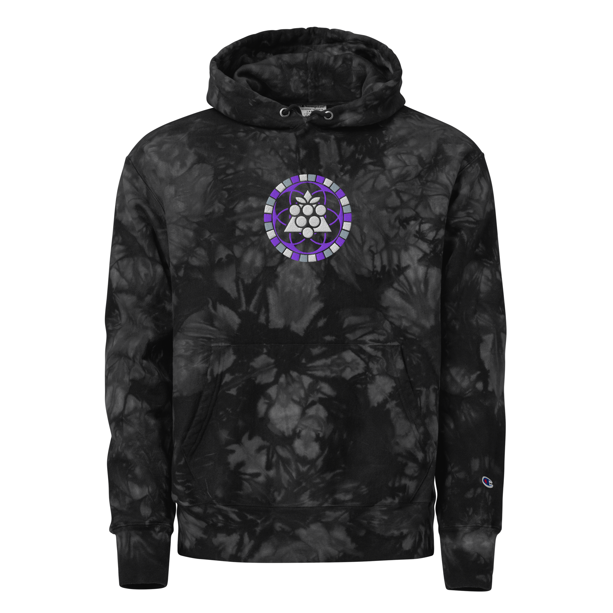 Sacred Purps Embroidered Champion Hoodie