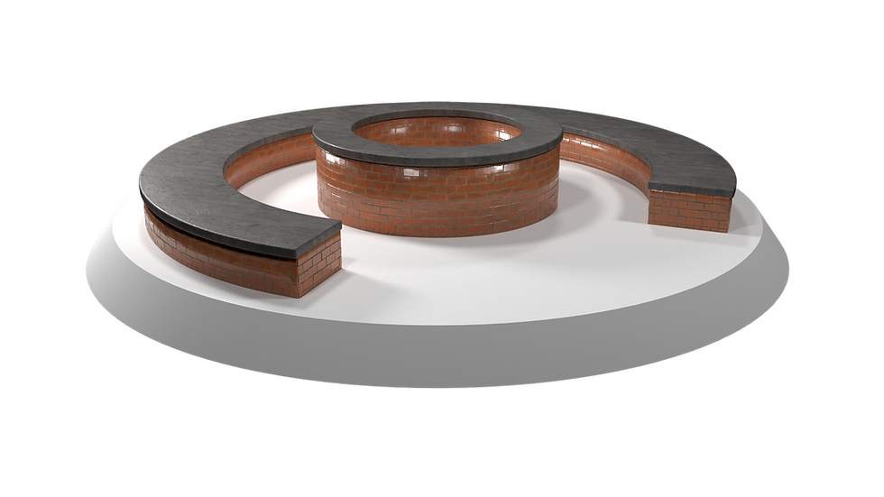 Thumbnail: Planter or Firepit with Seating