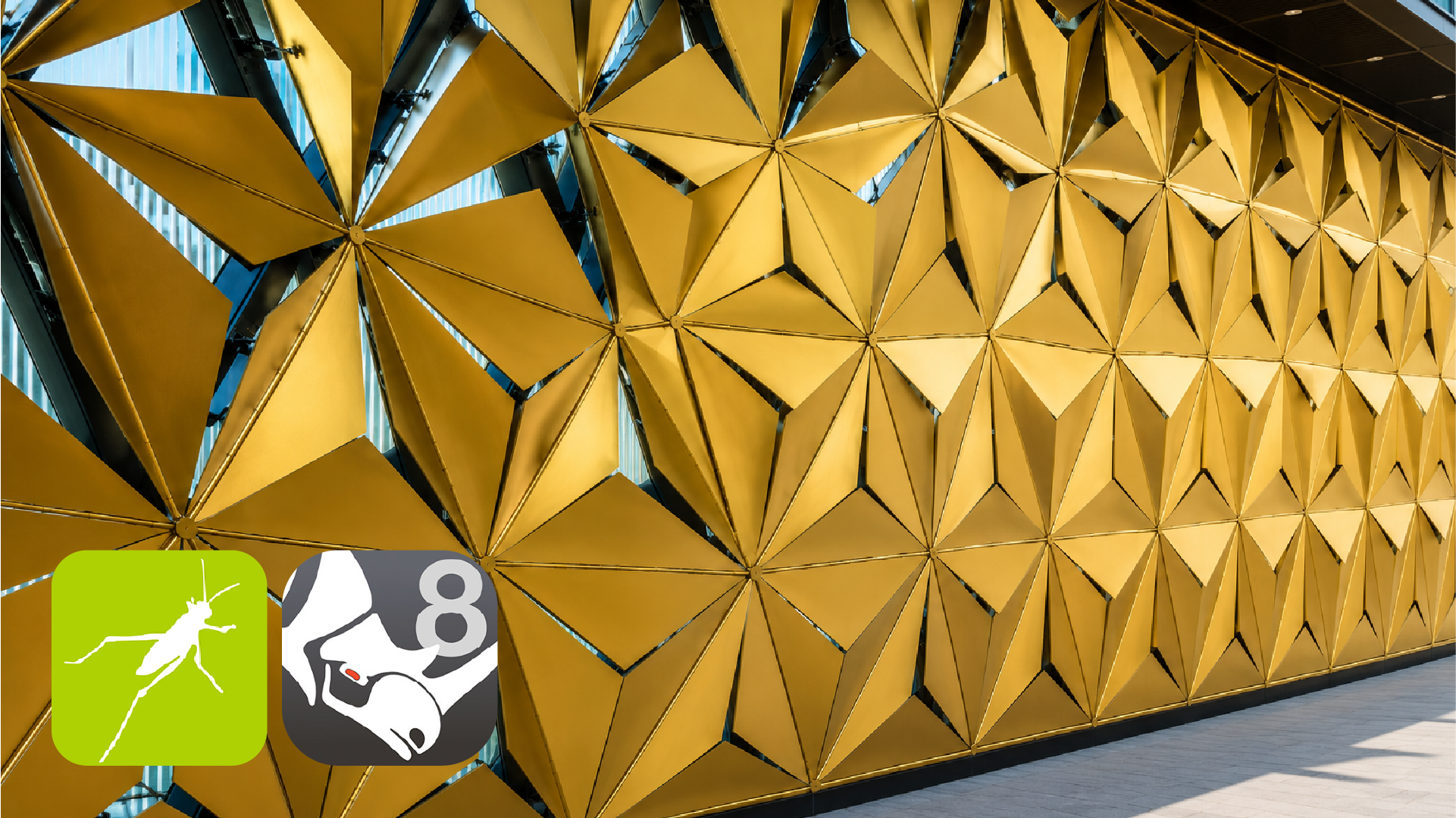 Triangulated facade Grasshopper script for Rhino