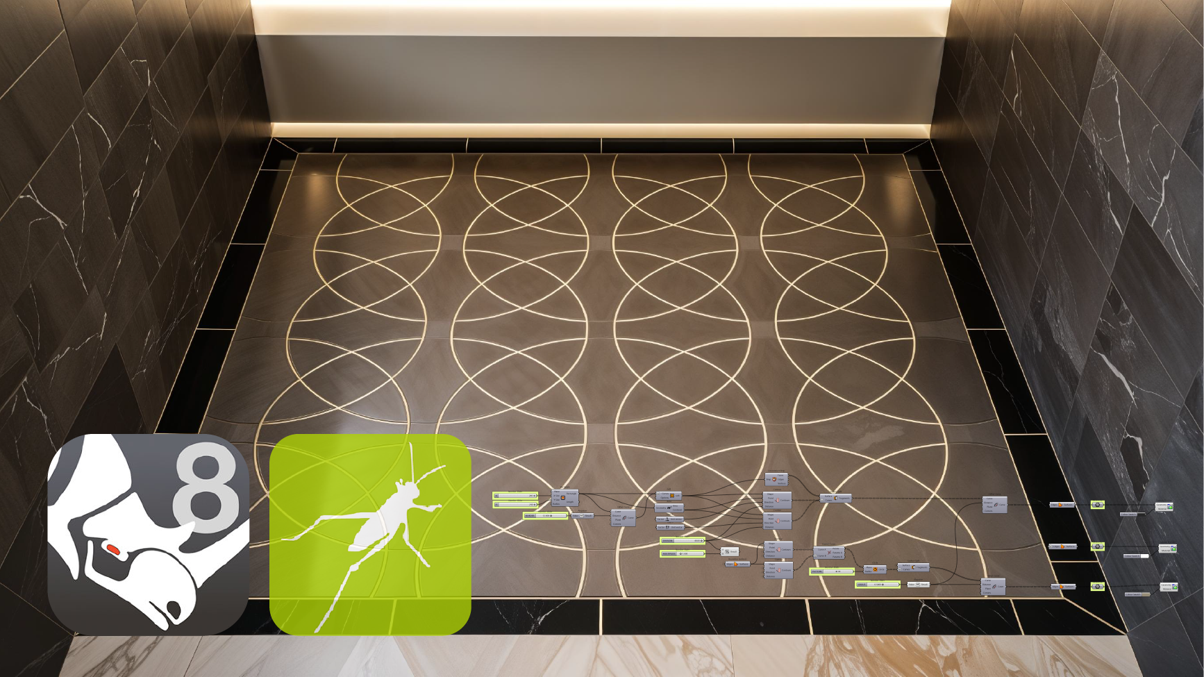 Parametric Decorative Floor Tile Pattern Design