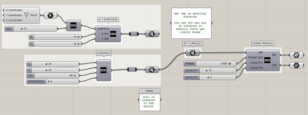 Thumbnail: Curve Rebuild Frame from Surface