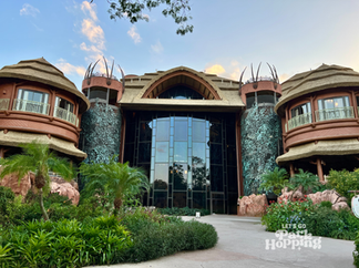 Exterior of Animal Kingdom Lodge