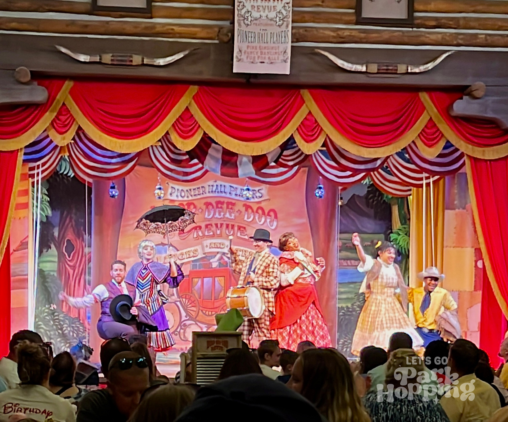 Hoop Dee Doo performers on stage