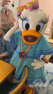 Daisy Duck at Cape May Cafe