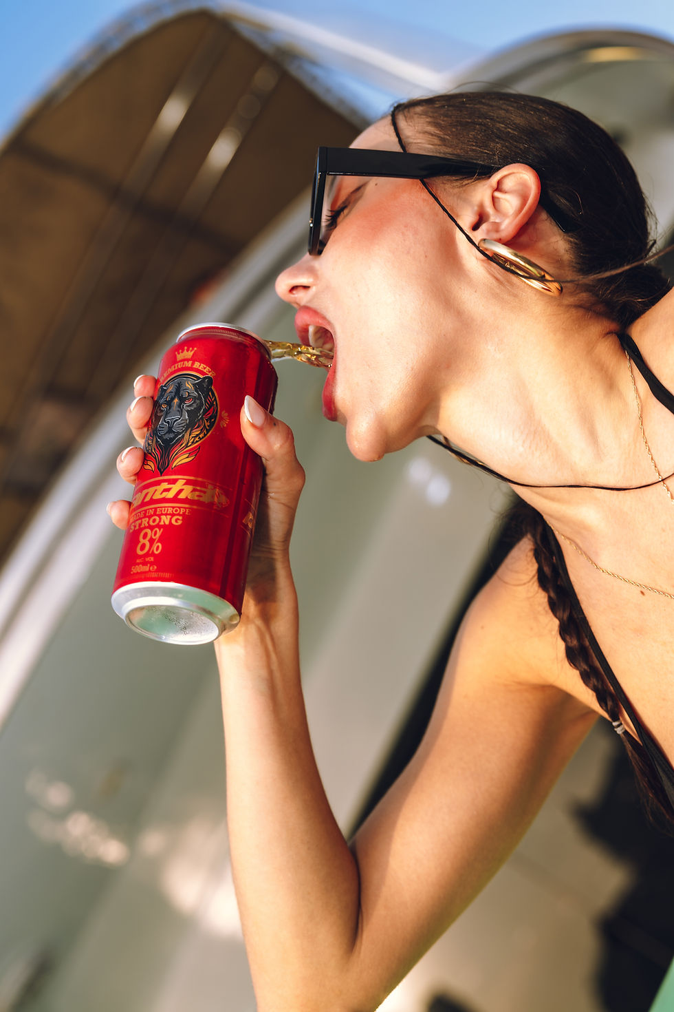Pantha European-brewed beer can