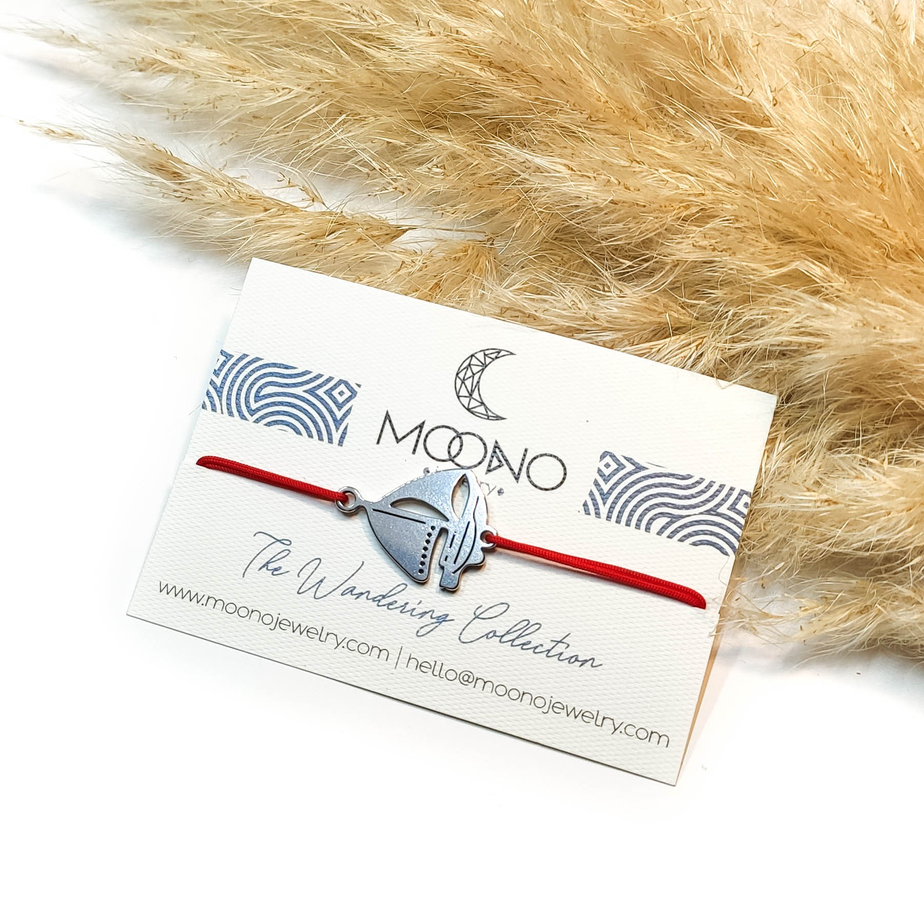 Zsinór karkötő nemesacél ezüst színű hajó 1. medállal