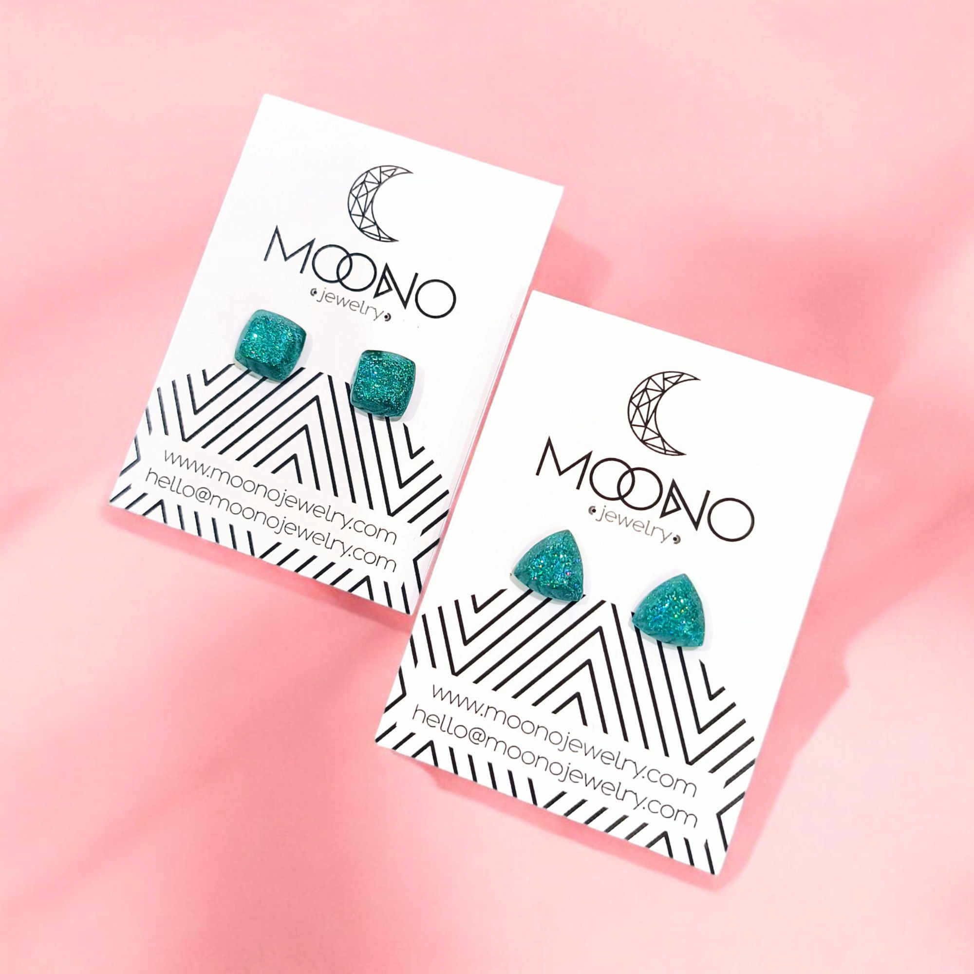 Gem Collection bedugós fülbevaló több változatban - hologramos türkiz