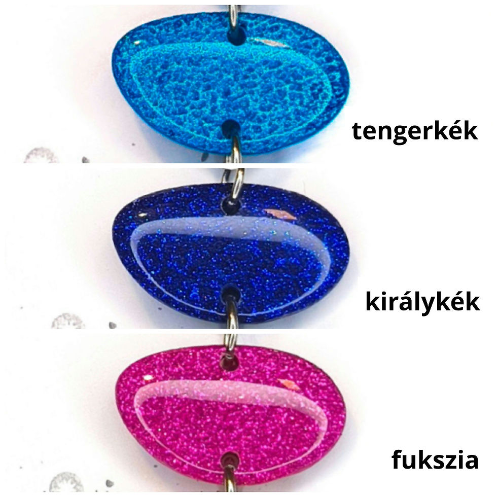Thumbnail: Funky Pebbles Mini No. 1. earrings - SS/ in your choice of colors