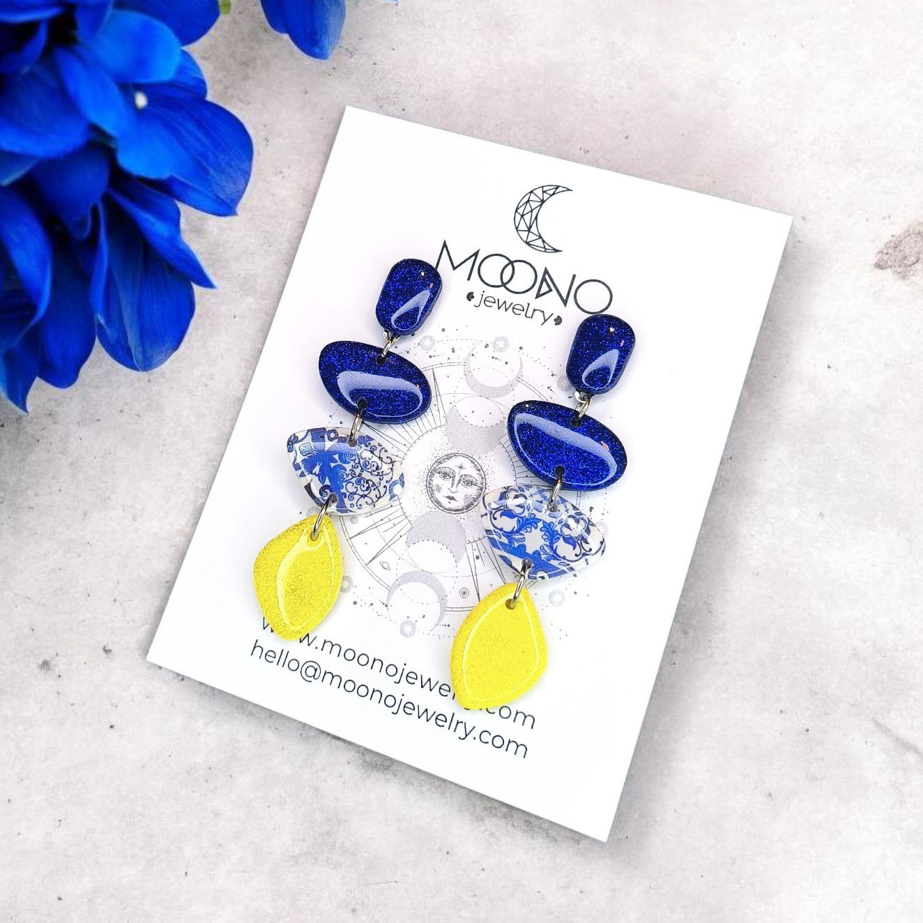 Funky Pebbles No. 4. earrings - Amalfi 4.