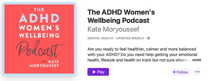 ADHD women's wellbeing
