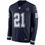 Thumbnail: Ezekiel Elliott Dallas Cowboys Nike  Therma Long Sleeve Jersey – Navy