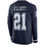 Thumbnail: Ezekiel Elliott Dallas Cowboys Nike  Therma Long Sleeve Jersey – Navy