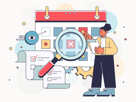 Illustration of a QA engineer performing exploratory testing with test cases, checklist, and magnifying glass in an AI-assisted software testing environment.