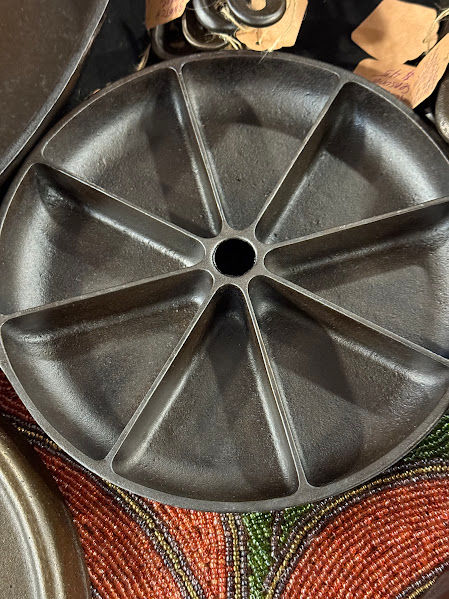 Cast iron cornbread pan