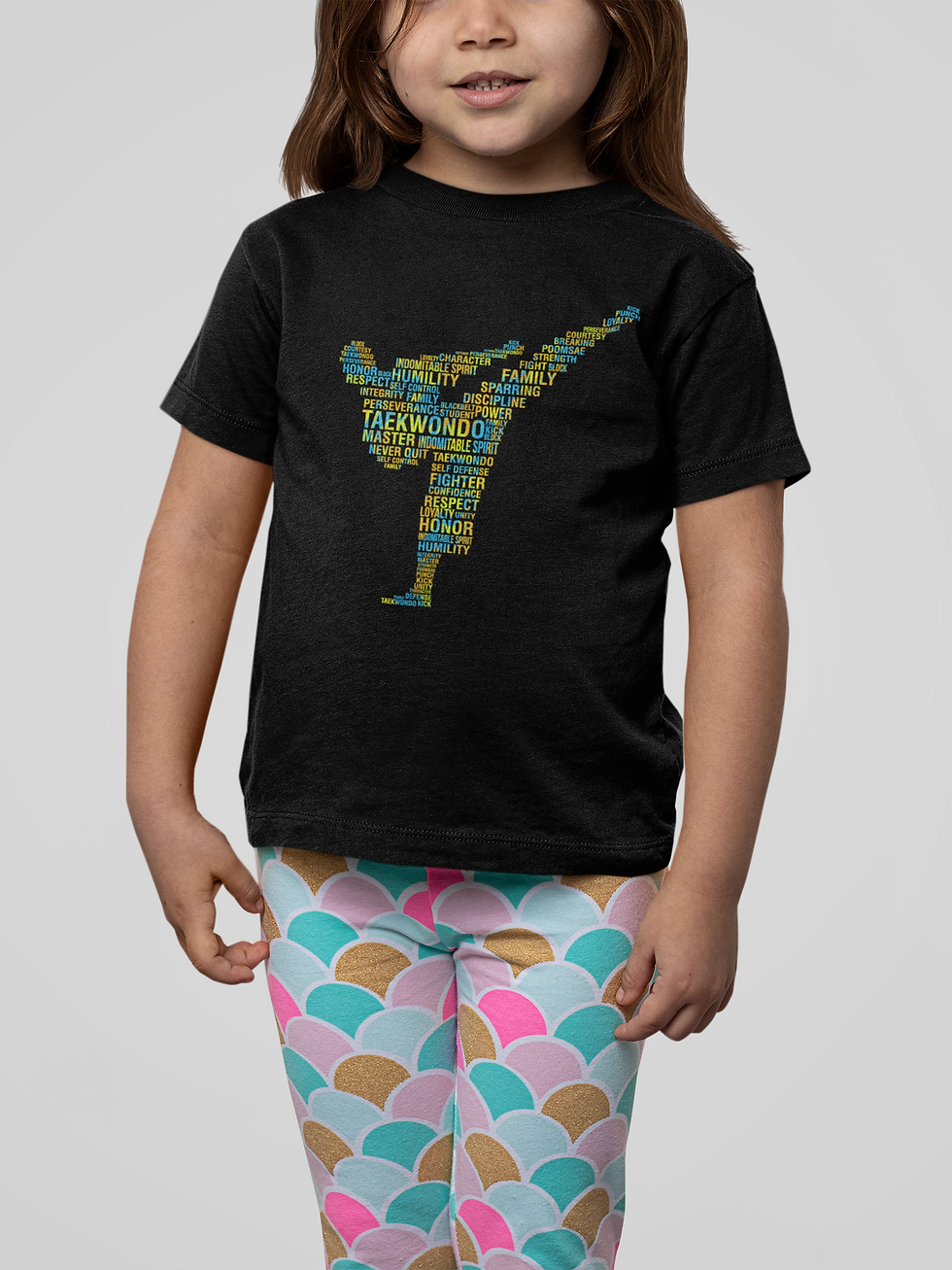 Thumbnail: Slogan Taekwondo kids T-shirt