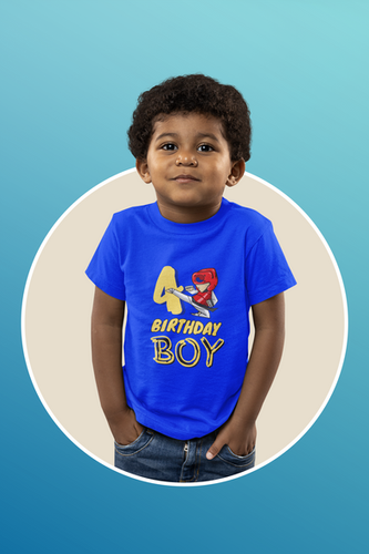Taekwondo Birthday Blitz T-Shirt(Blue) | Play Sports India