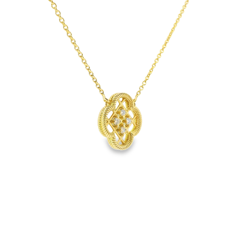 Thumbnail: Sparkling Clover Pendant