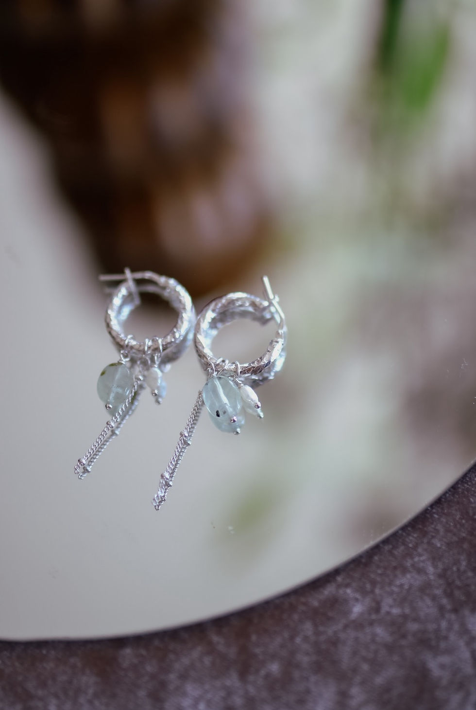 תמונה ממוזערת: Prehnite Charm set