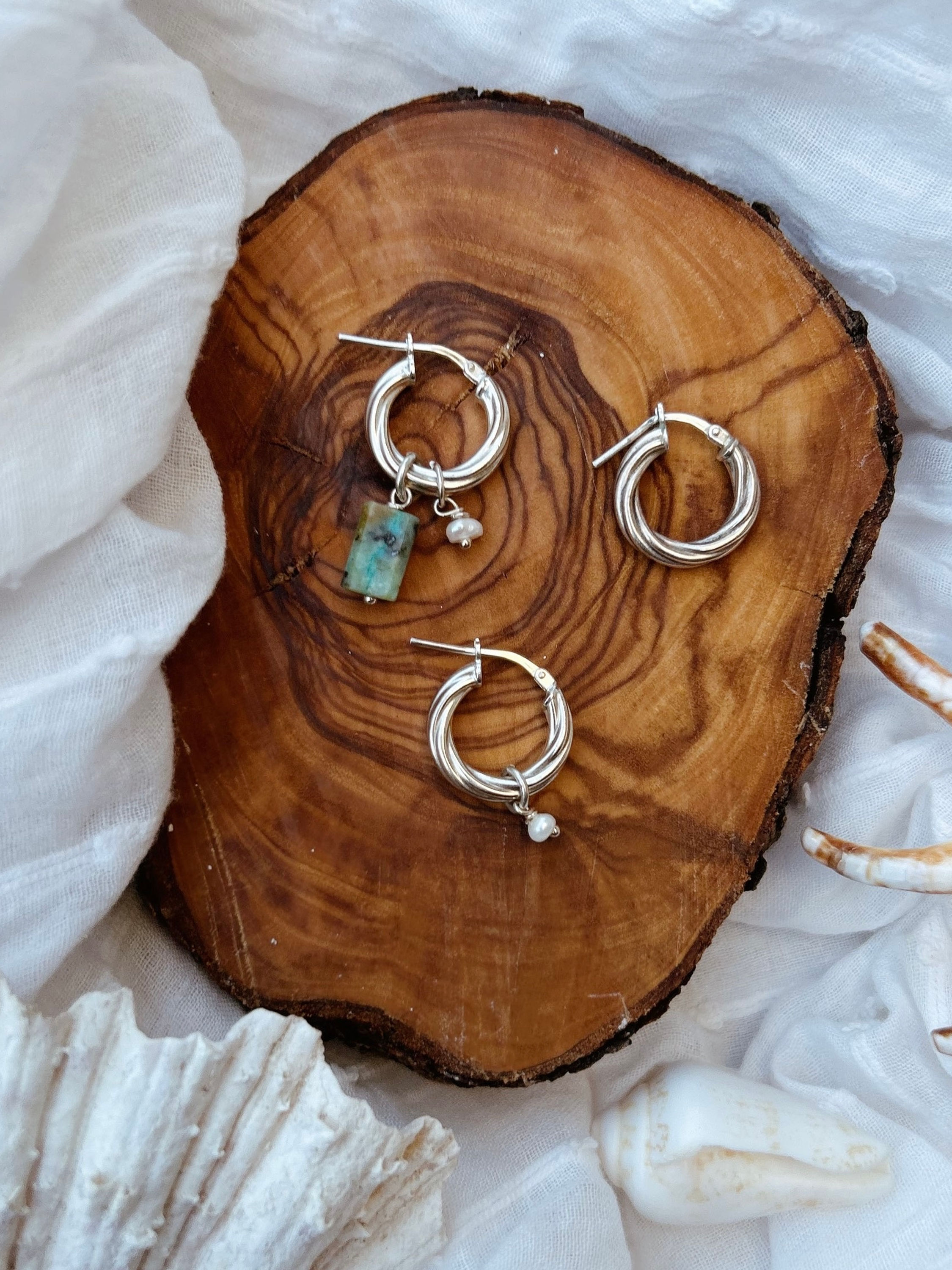 Turquise Rope  Earrings