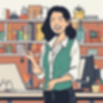 happy woman business owner color #00ced1.jpg