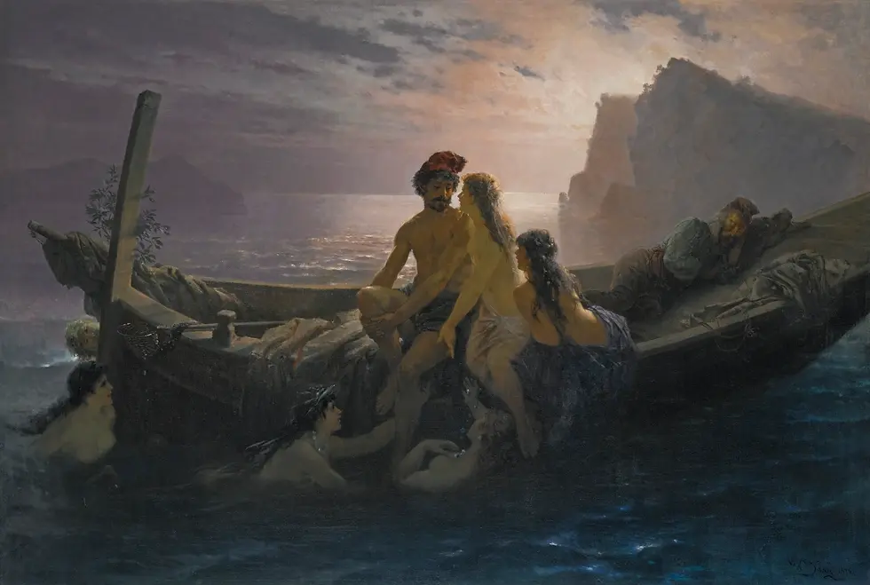 Wilhelm Kray - The Sirens, 1874