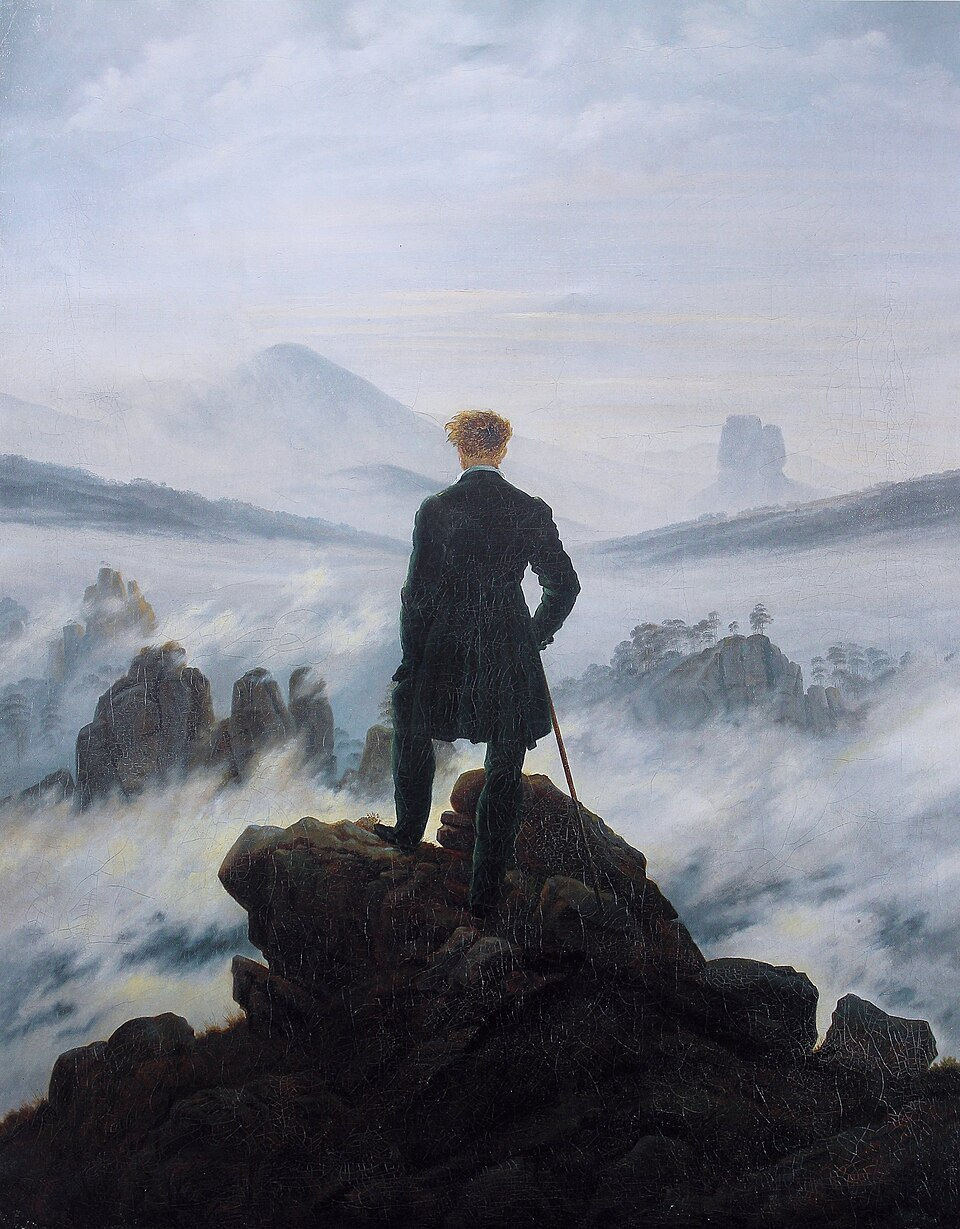 Caspar David Friedrich, Wanderer Above the Sea of Fog, 1818