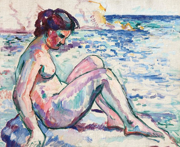 1906, Jeanne au rocher (Cavalière) by Henri Manguin