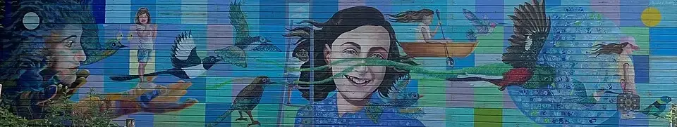 Anne Frank mural