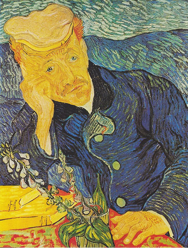 Portrait of Dr. Gachet by Vincent Van Gogh