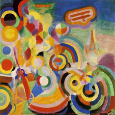 Homage to Blériot by Robert Delaunay (1914)