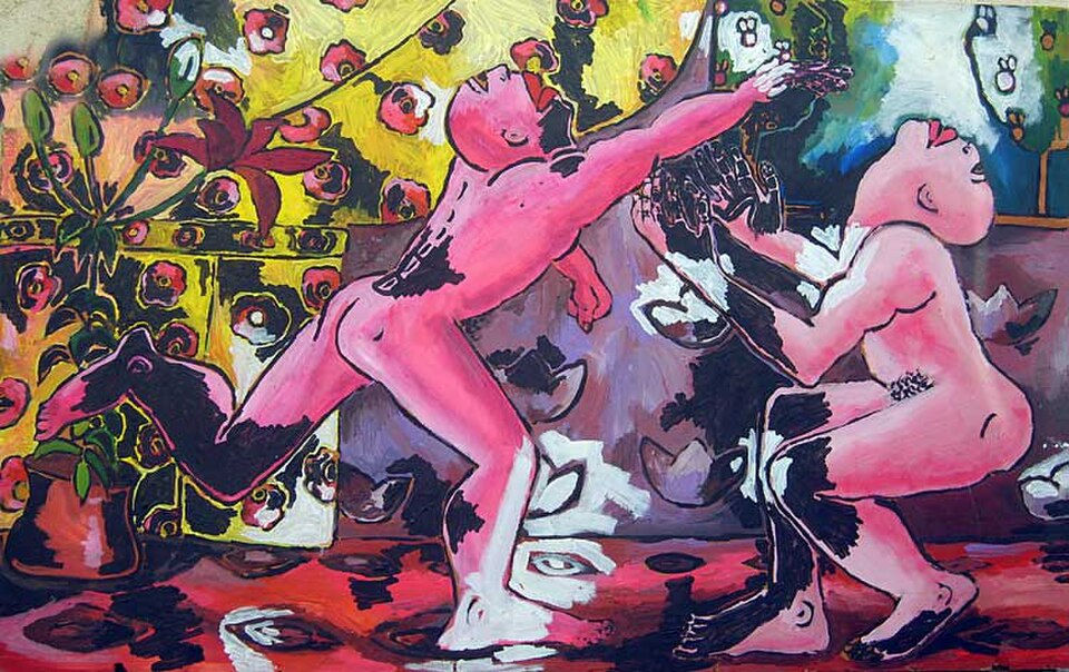 Homosexual art painting
