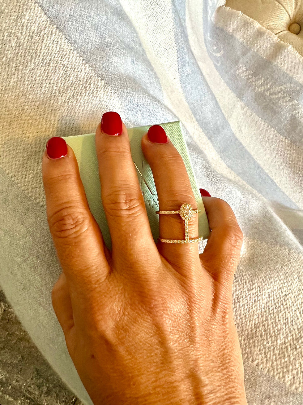 ANEL DUAS VOLTAS COM ZIRCÔNIA OVAL