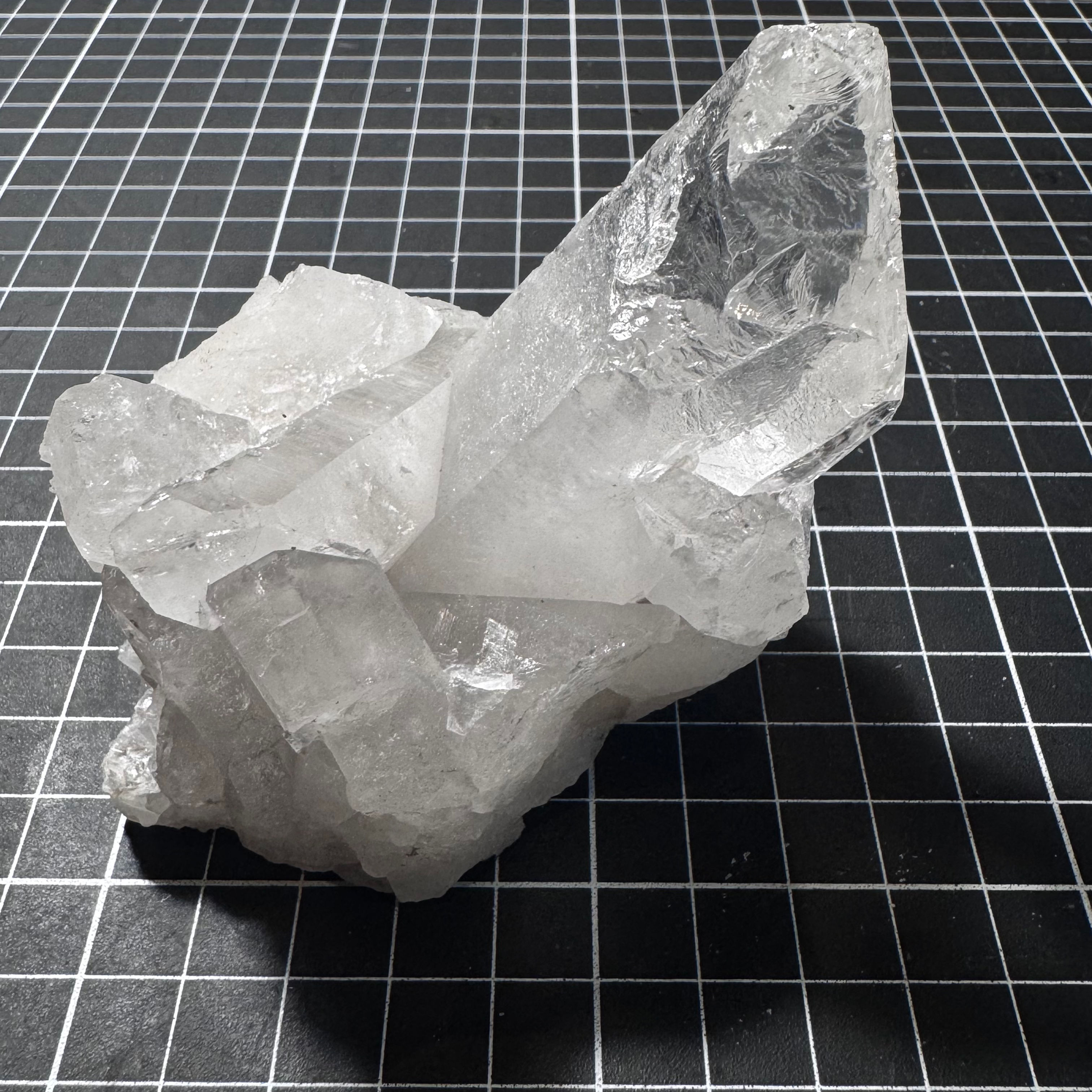 Drusa de quartzo cristal