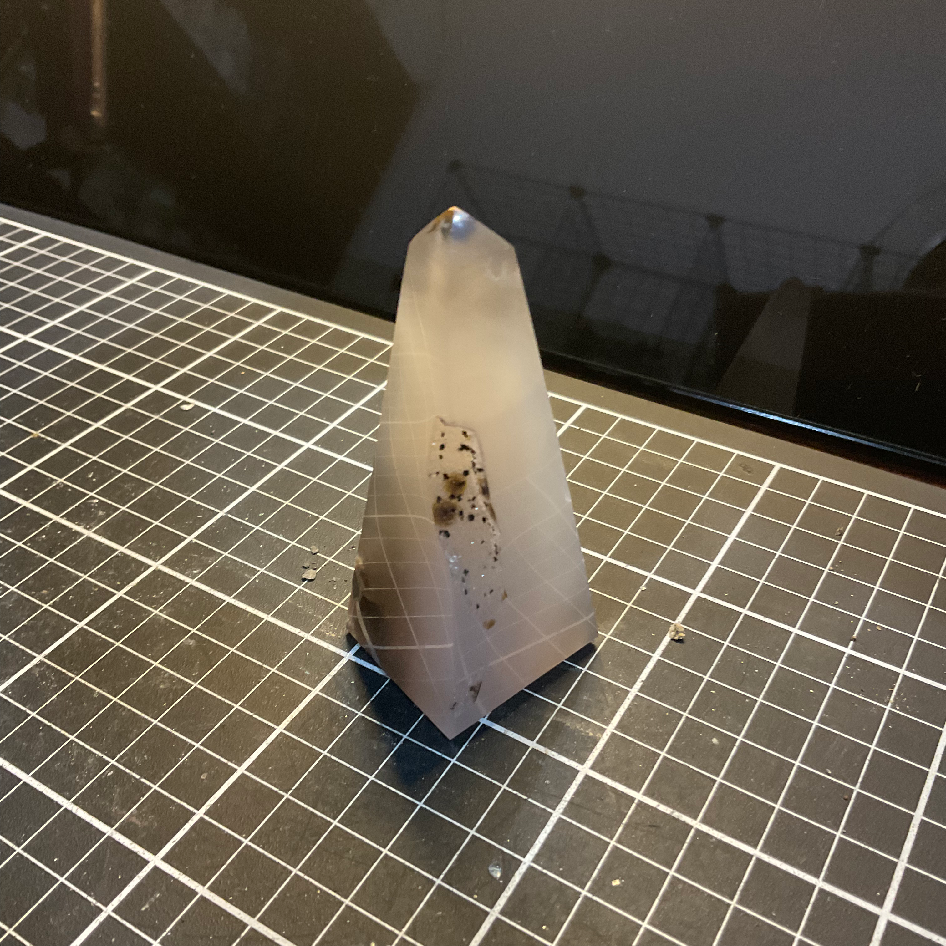 Obelisco de Ágata Natural