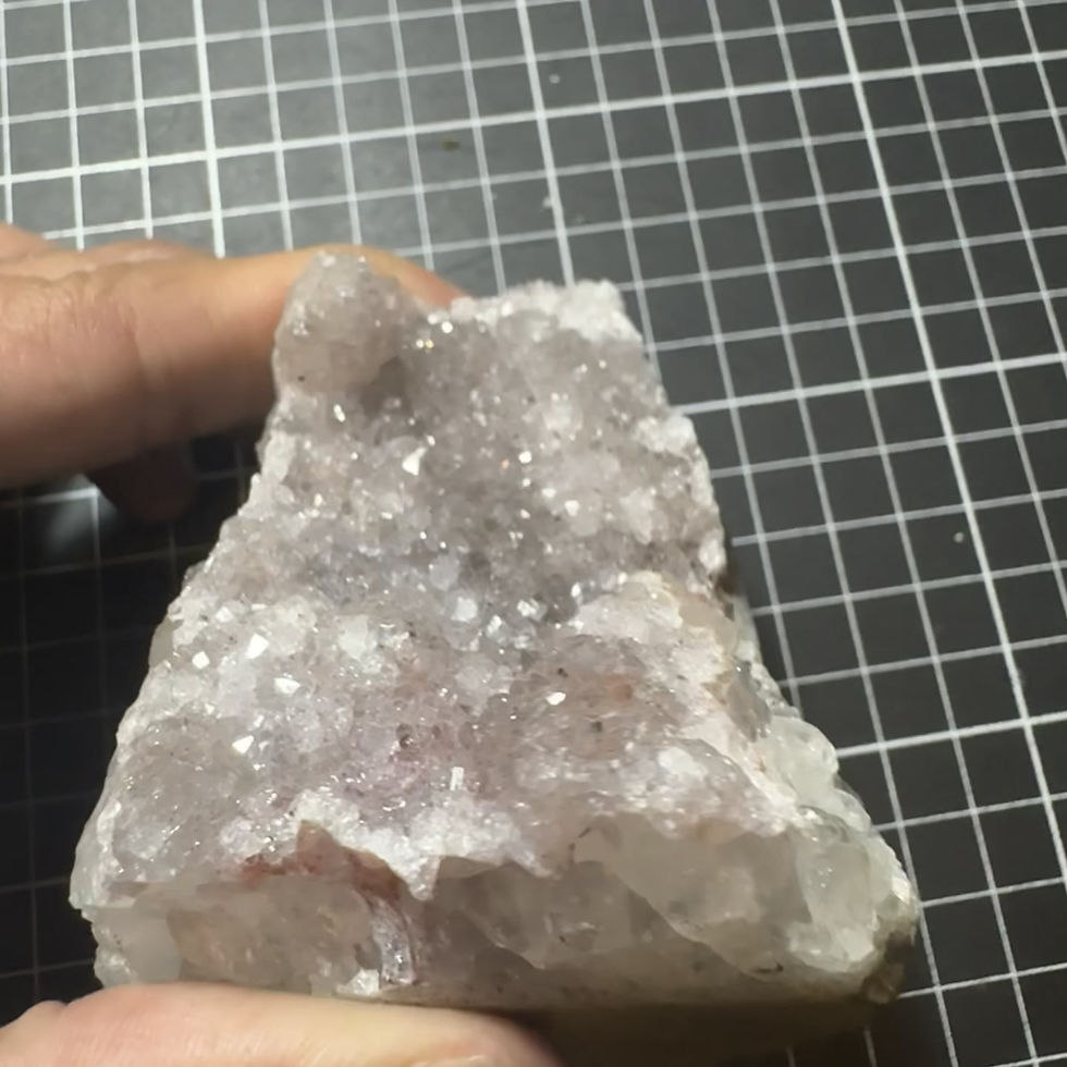 Miniatura: Drusa de Ametista Rosa