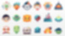 a set of multiple icons displayed AI Logo Generator