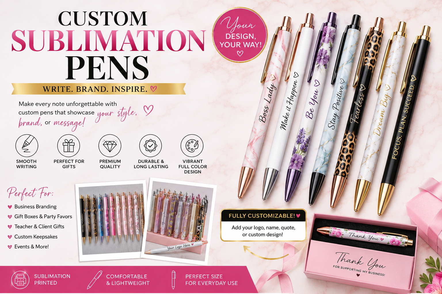 Custom Sublimation Pens