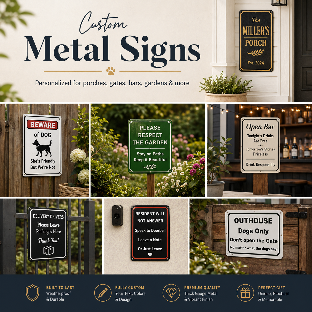 Custom Metal Signs