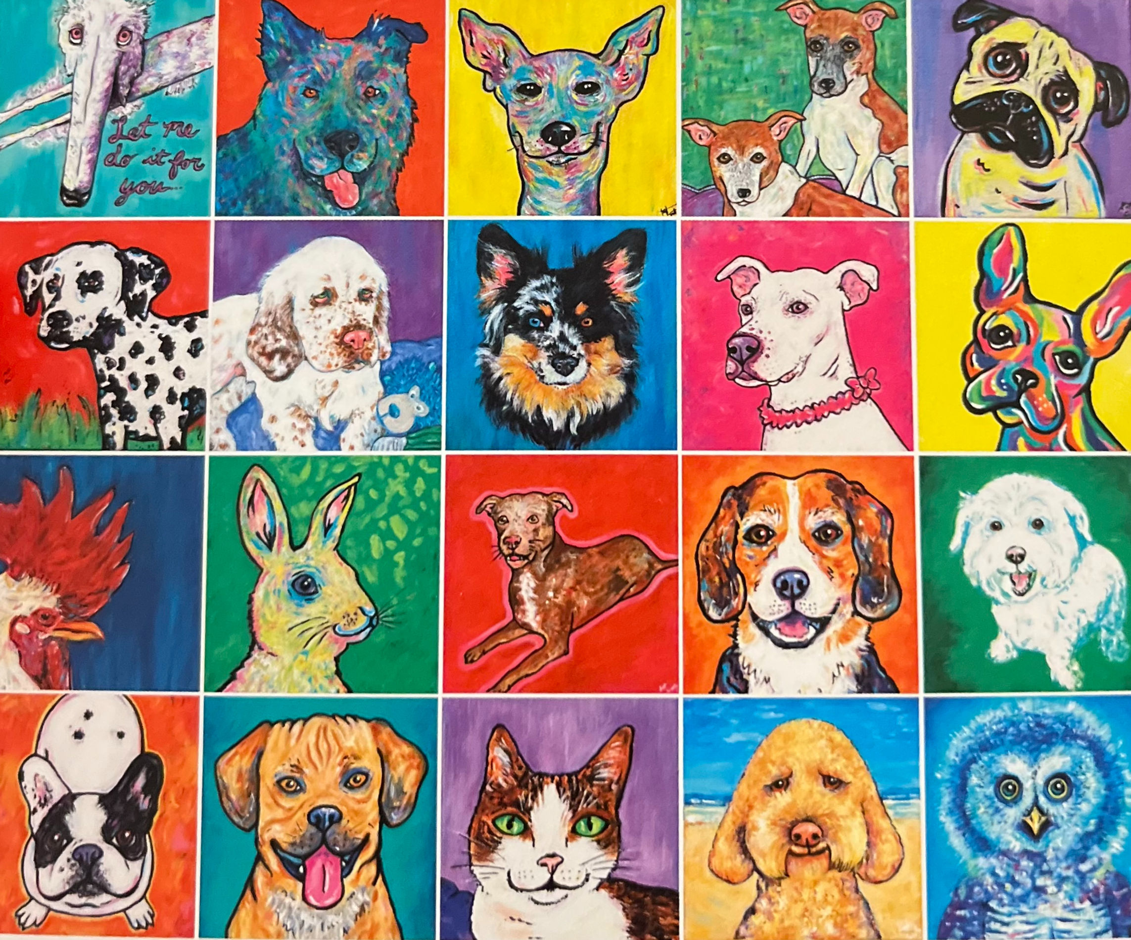 Pet Portraits Collage - Kat Gentry