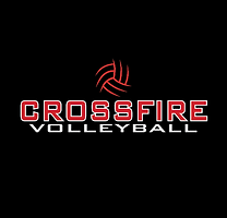 crossfire volleyball club logo