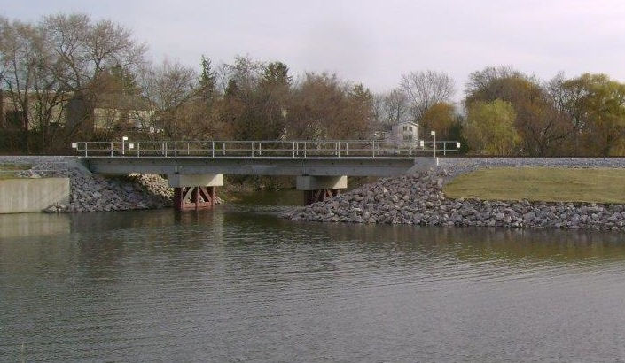 North side of bridge B92 - Osmose111609