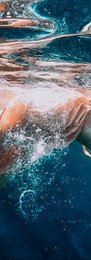 Greek goddess underwater