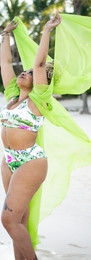 Goddess in Aydra J Swan gown Tulum
Photo by Aydra J Swan