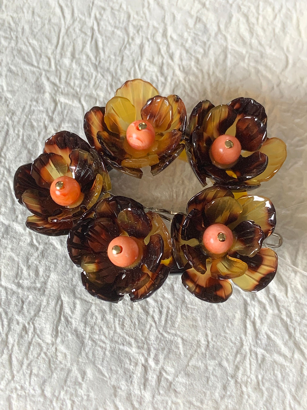 섬네일: 髪飾り　べっ甲調小梅